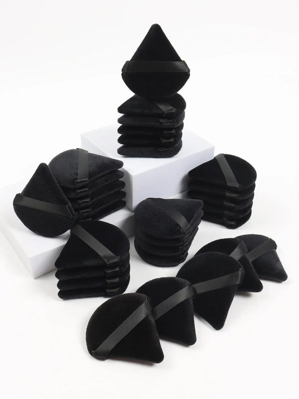 Flawless & Fun: The Black Velvet Puff That Blends Like a Dream!