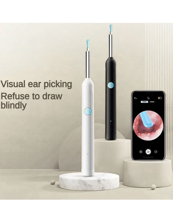 Wireless Ear Cleaner with HD Camera – Safe Silicone Earpick for Kids & Adults