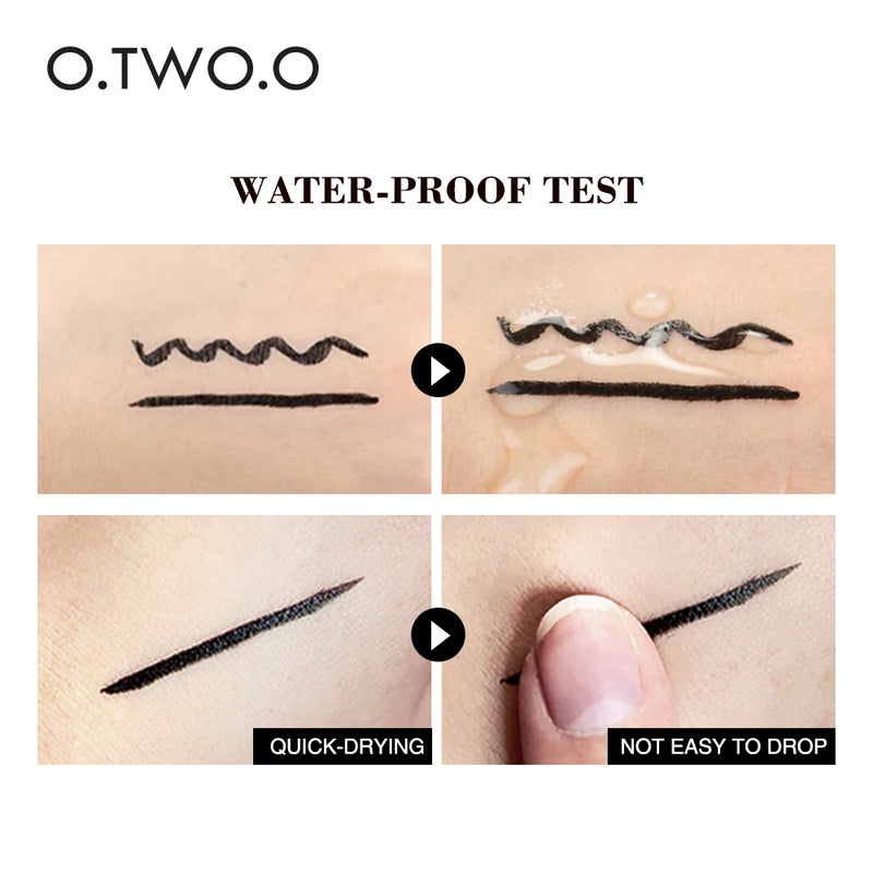Wing It Like a Pro! ✒️ O.TWO.O Double-Ended Eyeliner Stamp for Flawless Flicks Fast