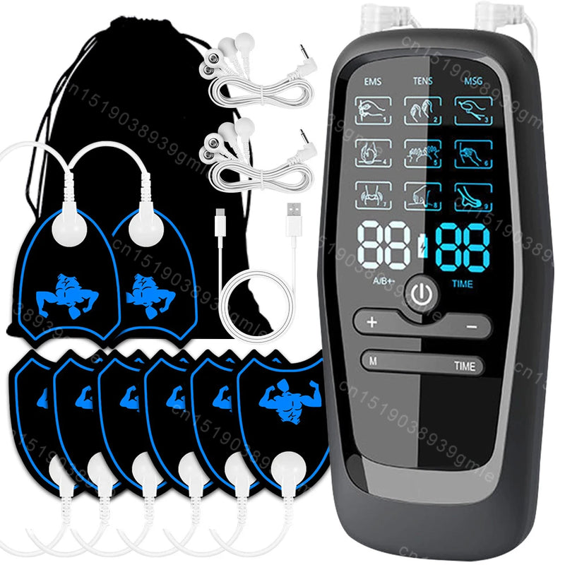 EMS Muscle Stimulator for Workout Recovery & Fat Burning – TENS Slimming & Physiotherapy Massage Machine 💪⚡