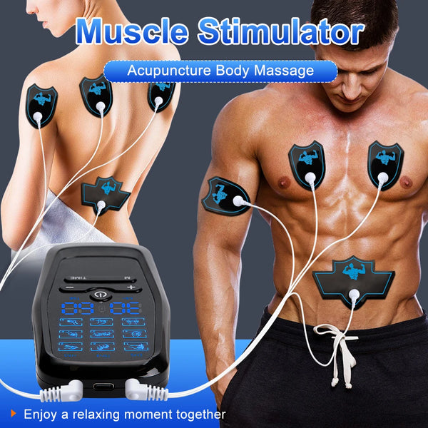 EMS Muscle Stimulator for Workout Recovery & Fat Burning – TENS Slimming & Physiotherapy Massage Machine 💪⚡