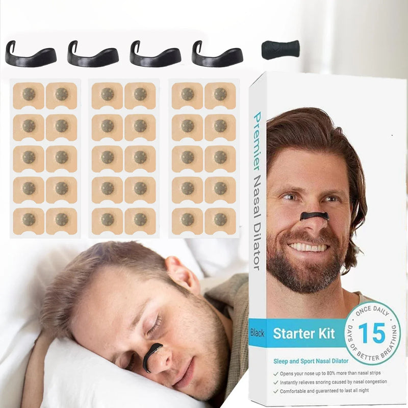 Magnetic Nasal Dilators – Nose Clips for Better Breathing, Snoring Relief & Oxygen Boost
