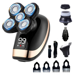 Cosinion 5-in-1 Electric Shaver for Men – Waterproof Beard & Hair Trimmer, Nose & Ear Grooming Kit, Fast-Charging Wet/Dry Razor ⚡🧔‍♂️