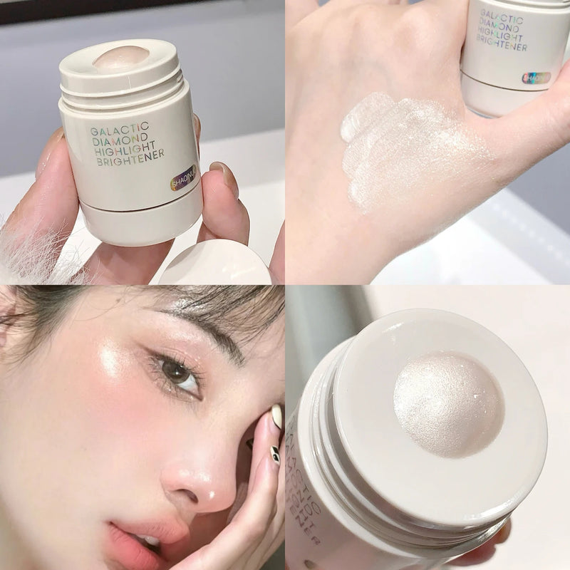Pearlescent Diamond Liquid Highlighter – Intense Full-Body Glow, Long-Lasting Brightening Shimmer ✨