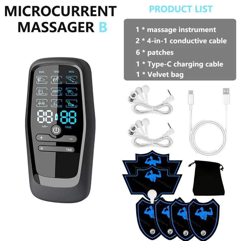 EMS Muscle Stimulator for Workout Recovery & Fat Burning – TENS Slimming & Physiotherapy Massage Machine 💪⚡