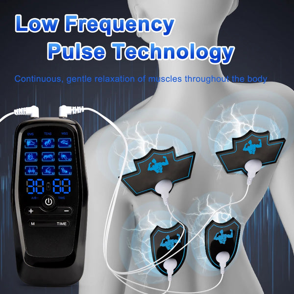 EMS Muscle Stimulator for Workout Recovery & Fat Burning – TENS Slimming & Physiotherapy Massage Machine 💪⚡
