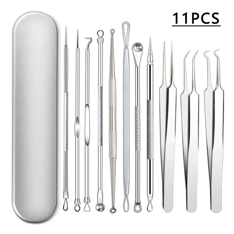 Acne Blackhead Removal  Stainless Steel Skin Care Kit