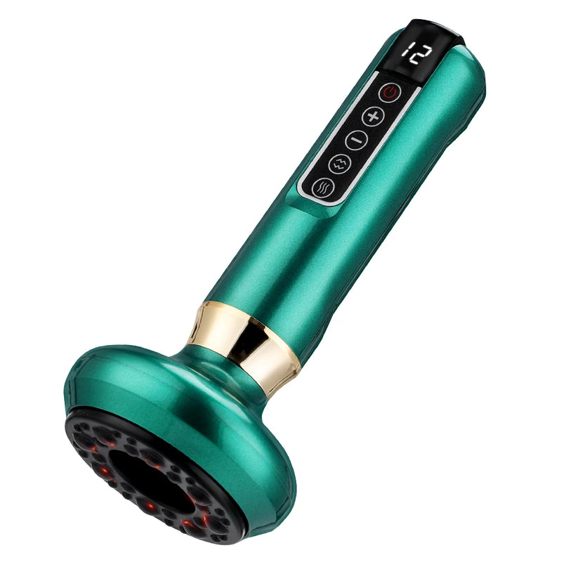 Home Spa Treatment instrument For Muscle Relaxation Tricolor Electric Massager Gua Sha