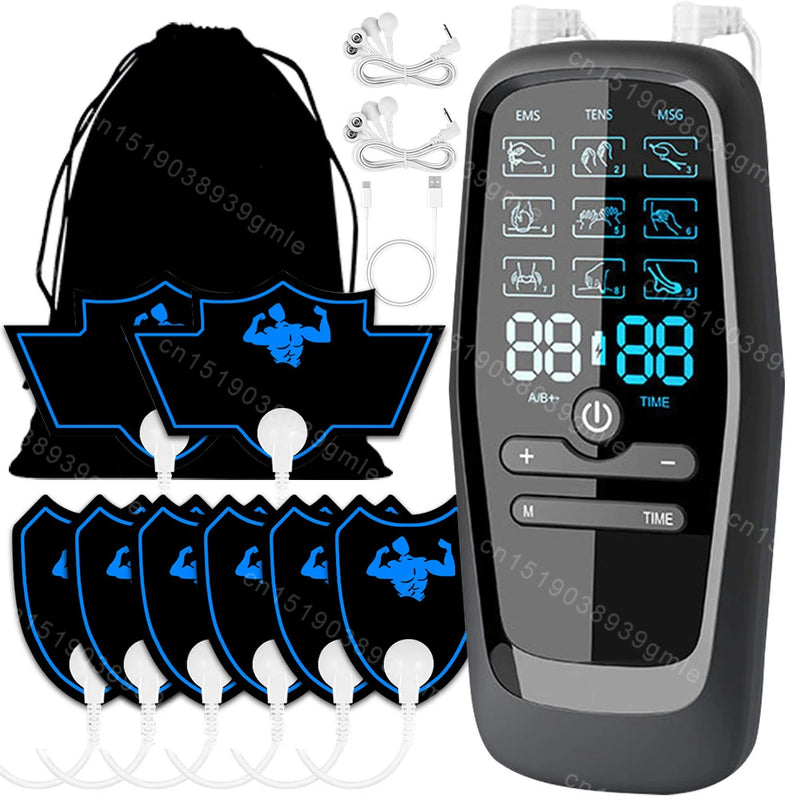 EMS Muscle Stimulator for Workout Recovery & Fat Burning – TENS Slimming & Physiotherapy Massage Machine 💪⚡