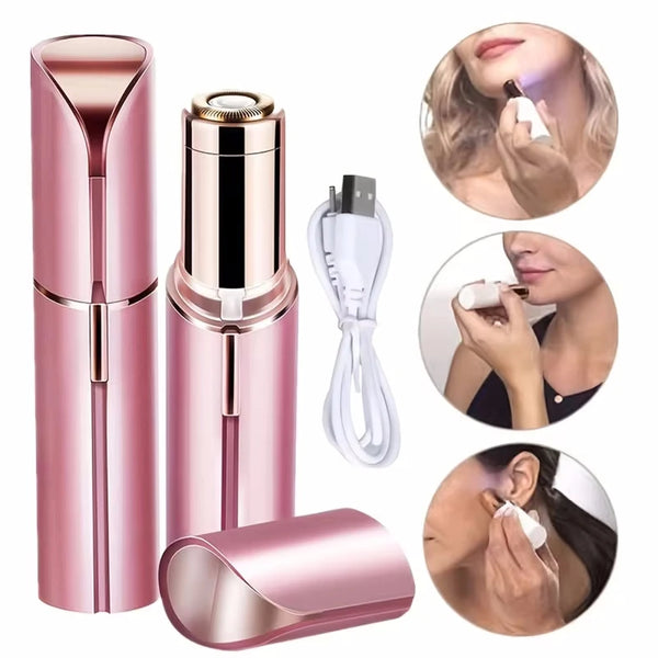 Smooth Moves! 💄 Mini Lipstick Epilator & Shaver for Effortless Hair Removal Anywhere