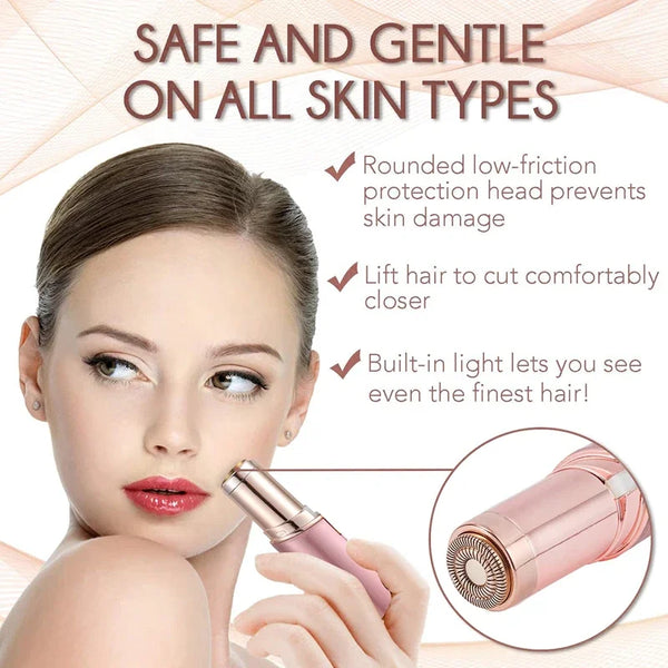 Smooth Moves! 💄 Mini Lipstick Epilator & Shaver for Effortless Hair Removal Anywhere