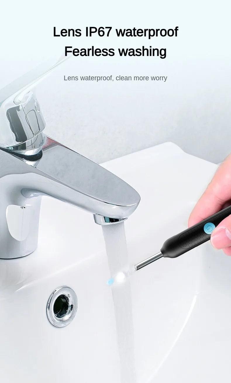 Wireless Ear Cleaner with HD Camera – Safe Silicone Earpick for Kids & Adults