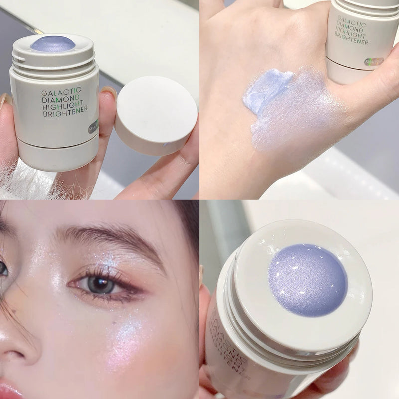 Pearlescent Diamond Liquid Highlighter – Intense Full-Body Glow, Long-Lasting Brightening Shimmer ✨