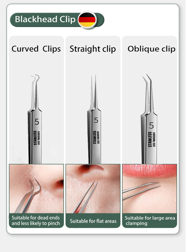 Acne Blackhead Removal  Stainless Steel Skin Care Kit