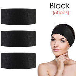 Disposable Spa Facial Headbands – Soft Non-Woven Hair Wraps for Facials, Skincare & Salon Beauty Treatments 💆‍♀️✨