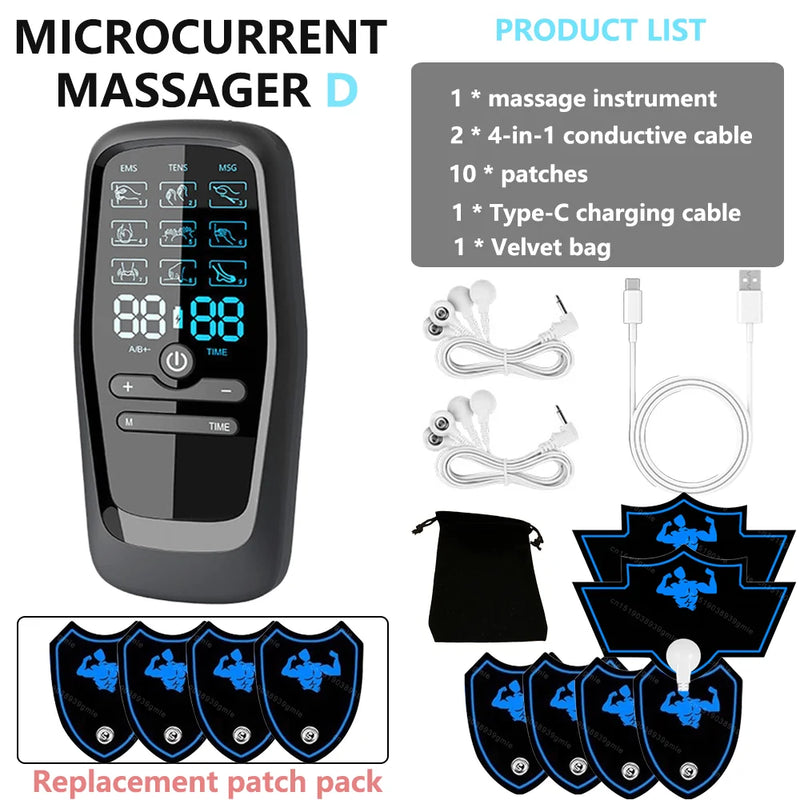 EMS Muscle Stimulator for Workout Recovery & Fat Burning – TENS Slimming & Physiotherapy Massage Machine 💪⚡