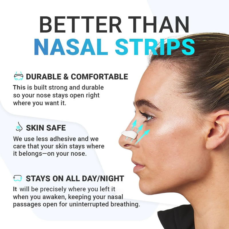 Magnetic Nasal Dilators – Nose Clips for Better Breathing, Snoring Relief & Oxygen Boost