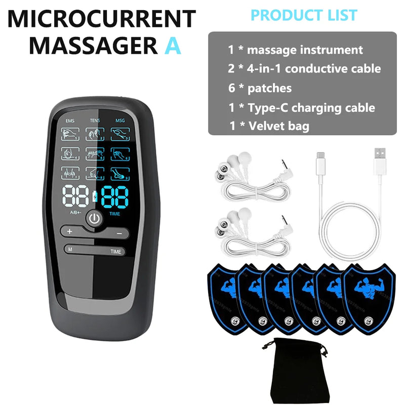 EMS Muscle Stimulator for Workout Recovery & Fat Burning – TENS Slimming & Physiotherapy Massage Machine 💪⚡