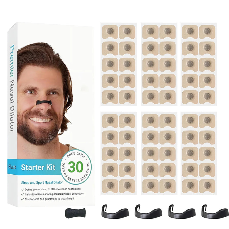 Magnetic Nasal Dilators – Nose Clips for Better Breathing, Snoring Relief & Oxygen Boost