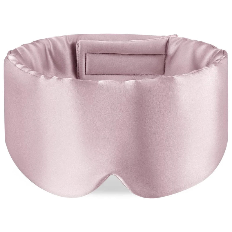 100% Mulberry Silk Sleep Mask – Ultra Soft Light-Blocking Eye Mask for Deep, Restful Sleep & Travel Comfort 😴✨