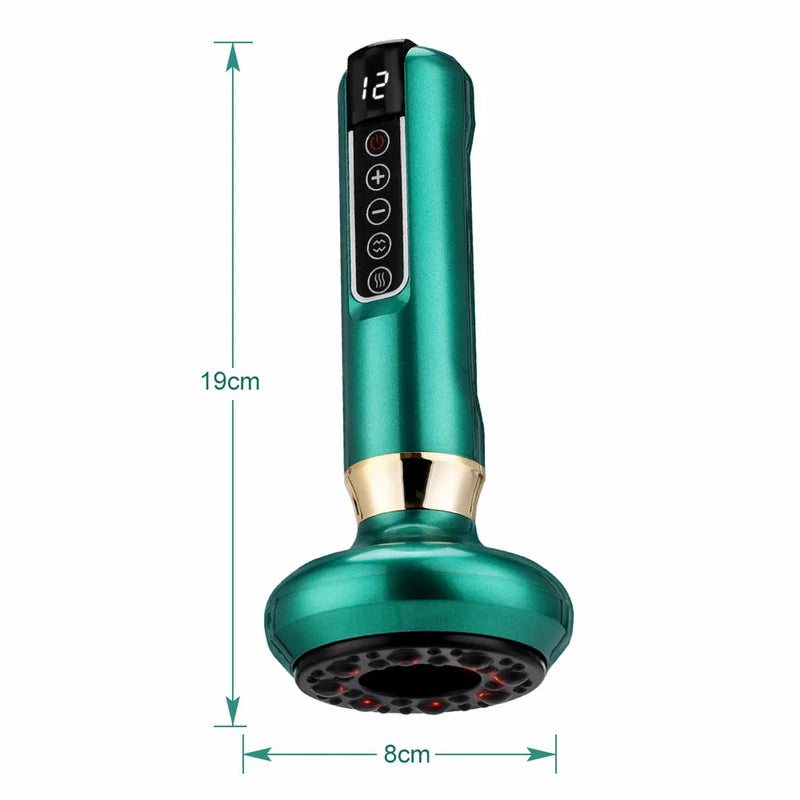 Home Spa Treatment instrument For Muscle Relaxation Tricolor Electric Massager Gua Sha